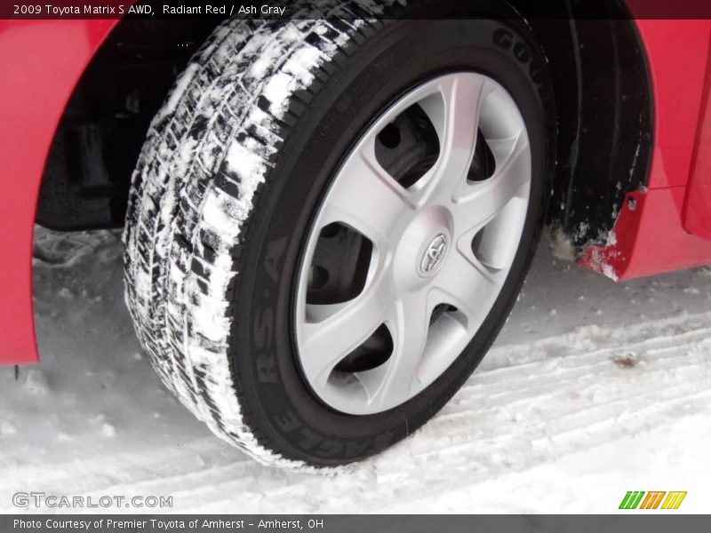 Radiant Red / Ash Gray 2009 Toyota Matrix S AWD