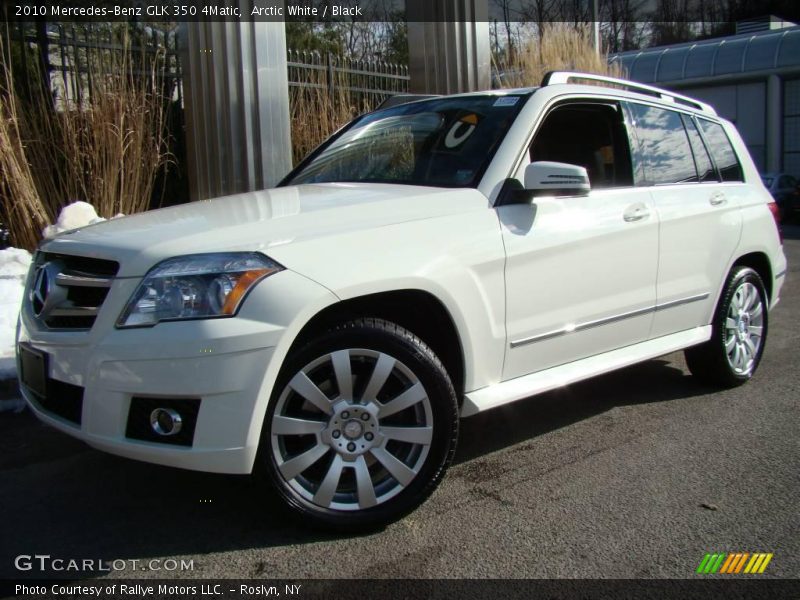 Arctic White / Black 2010 Mercedes-Benz GLK 350 4Matic