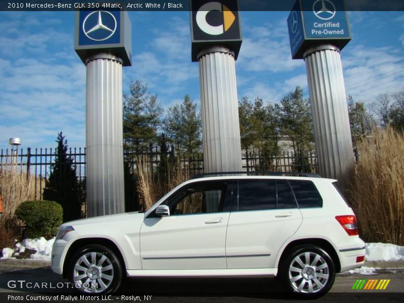 Arctic White / Black 2010 Mercedes-Benz GLK 350 4Matic