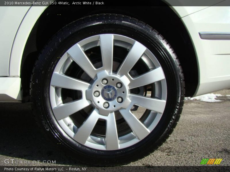 Arctic White / Black 2010 Mercedes-Benz GLK 350 4Matic