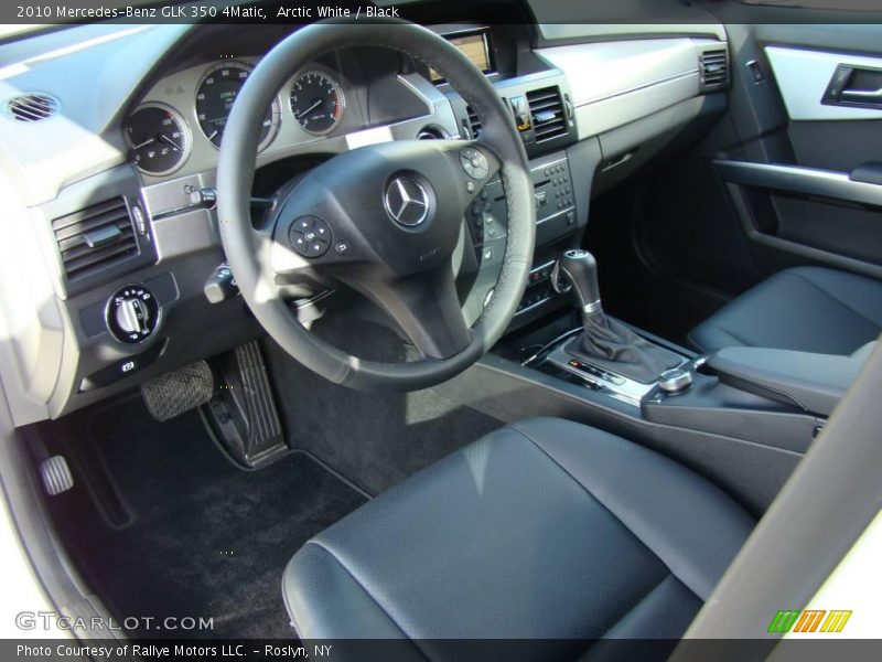 Arctic White / Black 2010 Mercedes-Benz GLK 350 4Matic