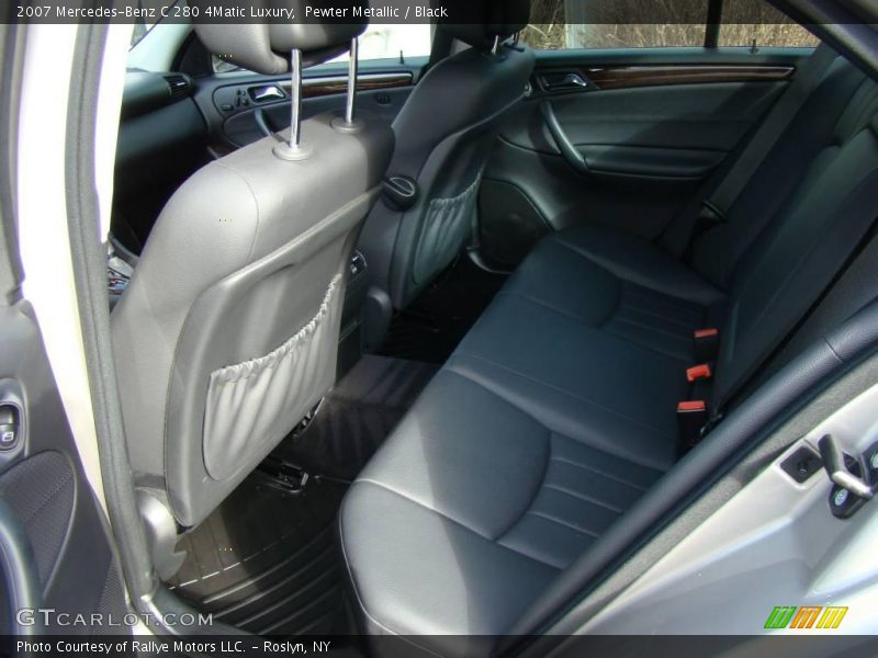 Pewter Metallic / Black 2007 Mercedes-Benz C 280 4Matic Luxury