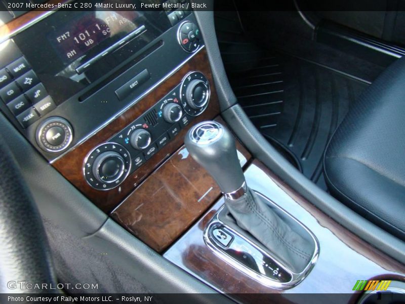Pewter Metallic / Black 2007 Mercedes-Benz C 280 4Matic Luxury