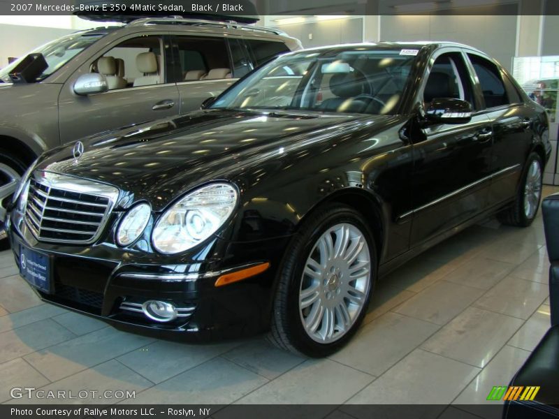 Black / Black 2007 Mercedes-Benz E 350 4Matic Sedan