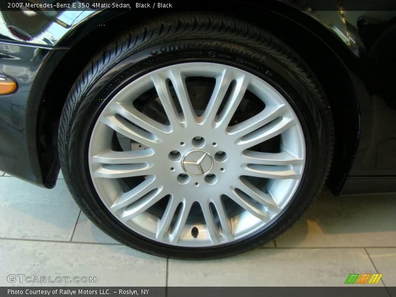 Black / Black 2007 Mercedes-Benz E 350 4Matic Sedan