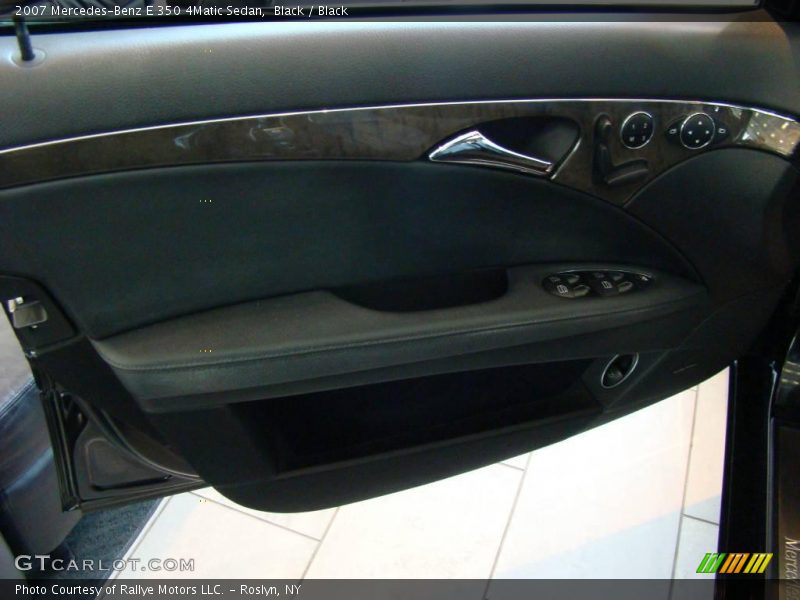 Black / Black 2007 Mercedes-Benz E 350 4Matic Sedan