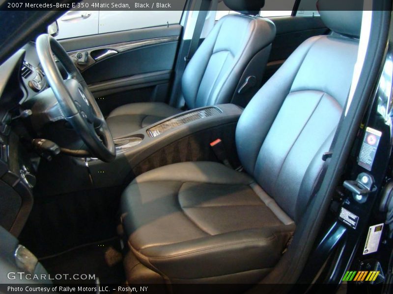 Black / Black 2007 Mercedes-Benz E 350 4Matic Sedan