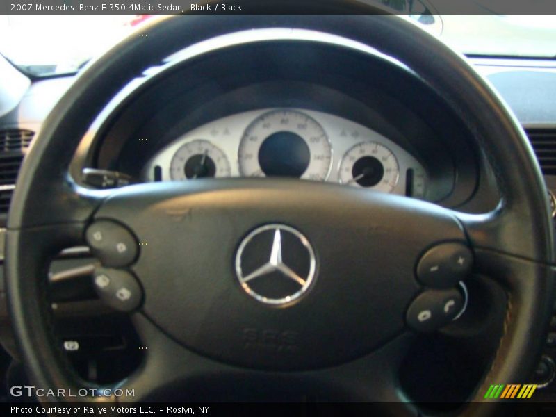 Black / Black 2007 Mercedes-Benz E 350 4Matic Sedan