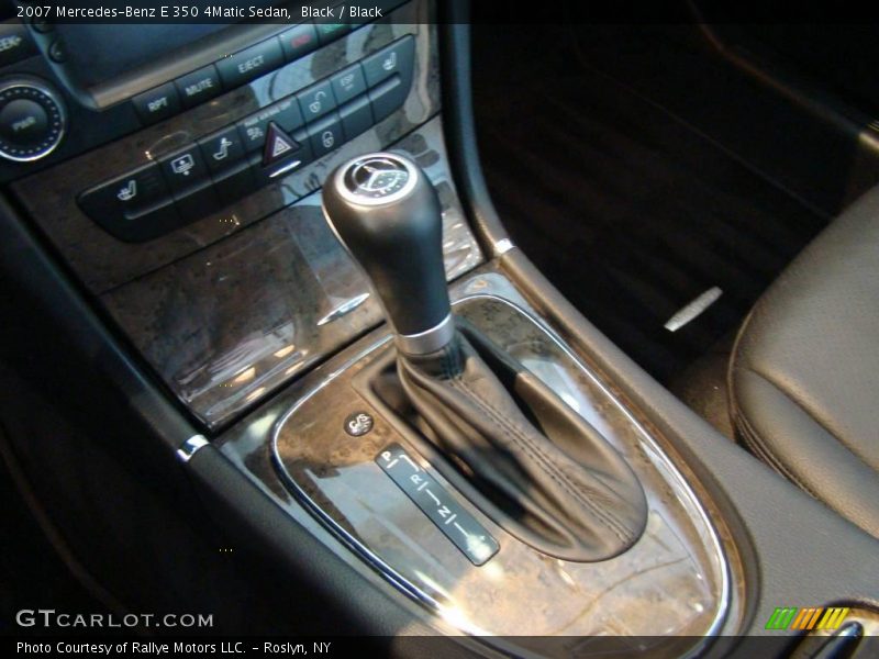 Black / Black 2007 Mercedes-Benz E 350 4Matic Sedan