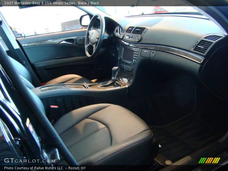 Black / Black 2007 Mercedes-Benz E 350 4Matic Sedan