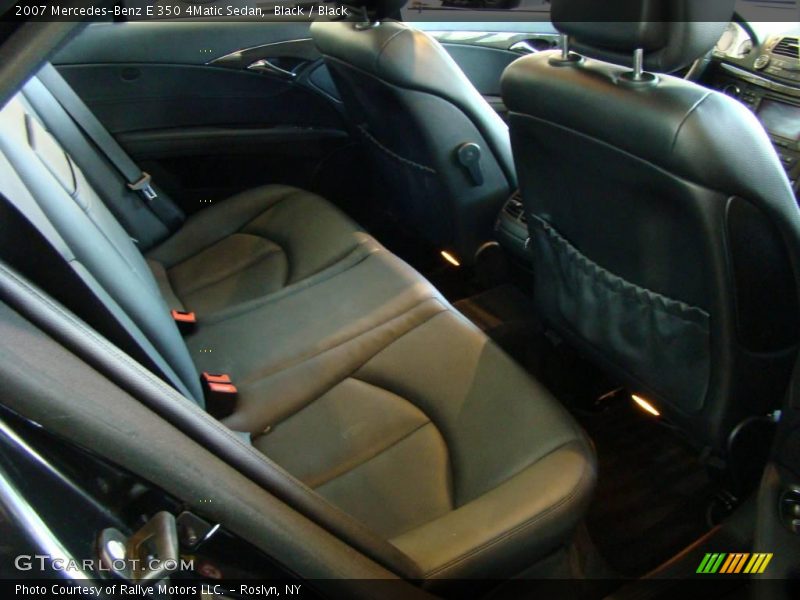 Black / Black 2007 Mercedes-Benz E 350 4Matic Sedan