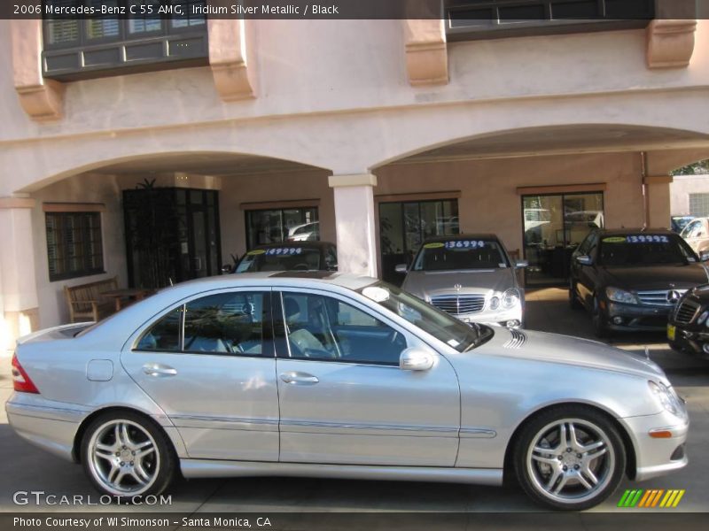 Iridium Silver Metallic / Black 2006 Mercedes-Benz C 55 AMG