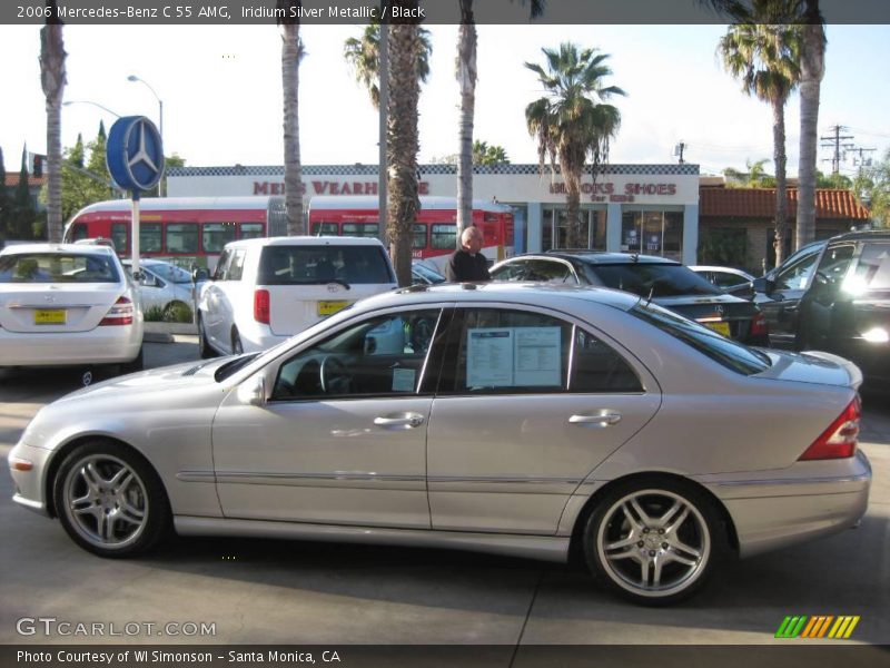 Iridium Silver Metallic / Black 2006 Mercedes-Benz C 55 AMG