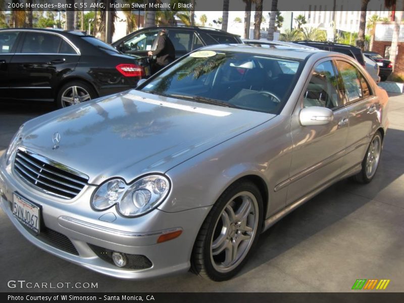 Iridium Silver Metallic / Black 2006 Mercedes-Benz C 55 AMG