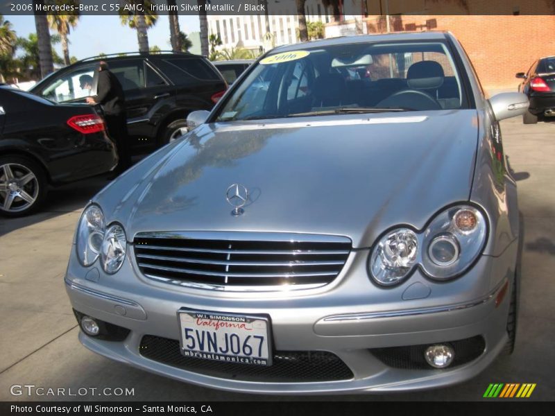 Iridium Silver Metallic / Black 2006 Mercedes-Benz C 55 AMG