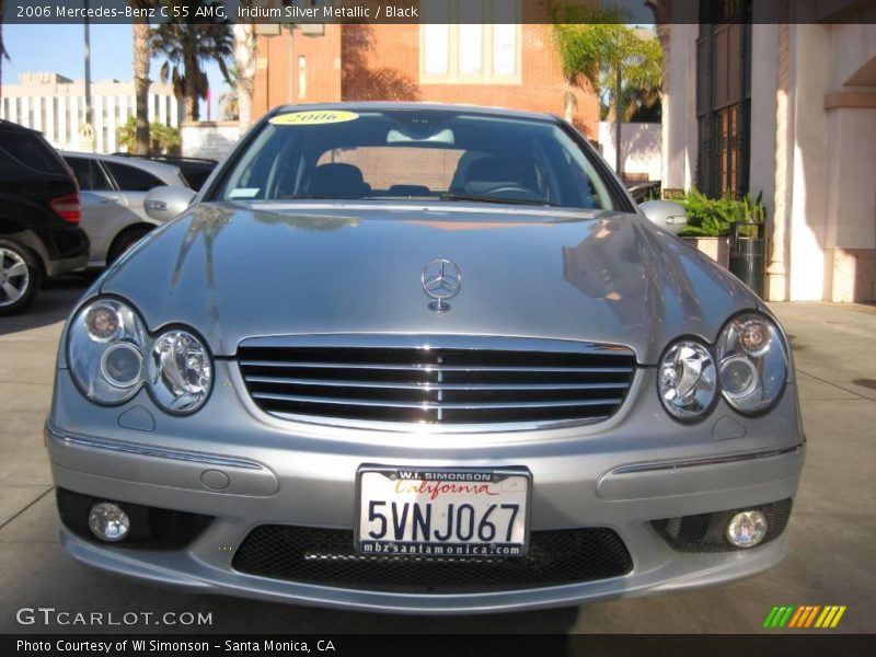 Iridium Silver Metallic / Black 2006 Mercedes-Benz C 55 AMG