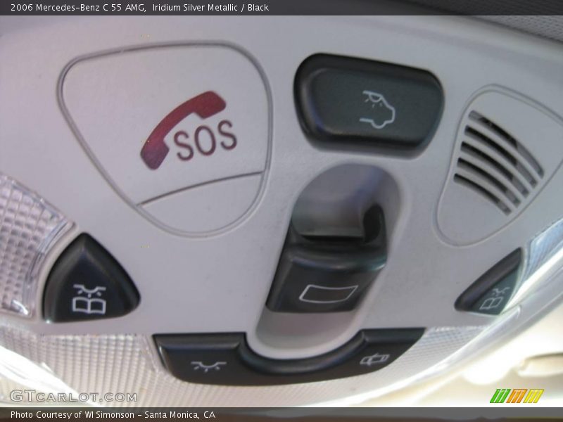 Iridium Silver Metallic / Black 2006 Mercedes-Benz C 55 AMG