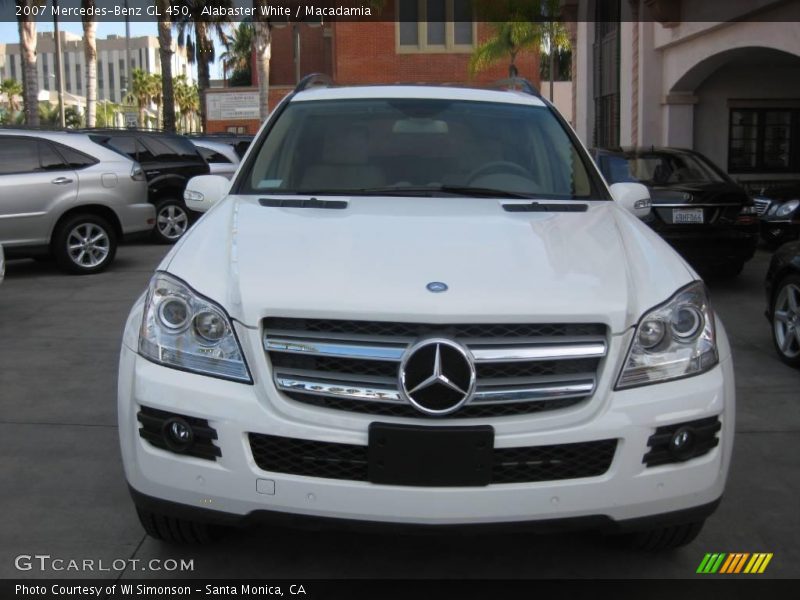 Alabaster White / Macadamia 2007 Mercedes-Benz GL 450