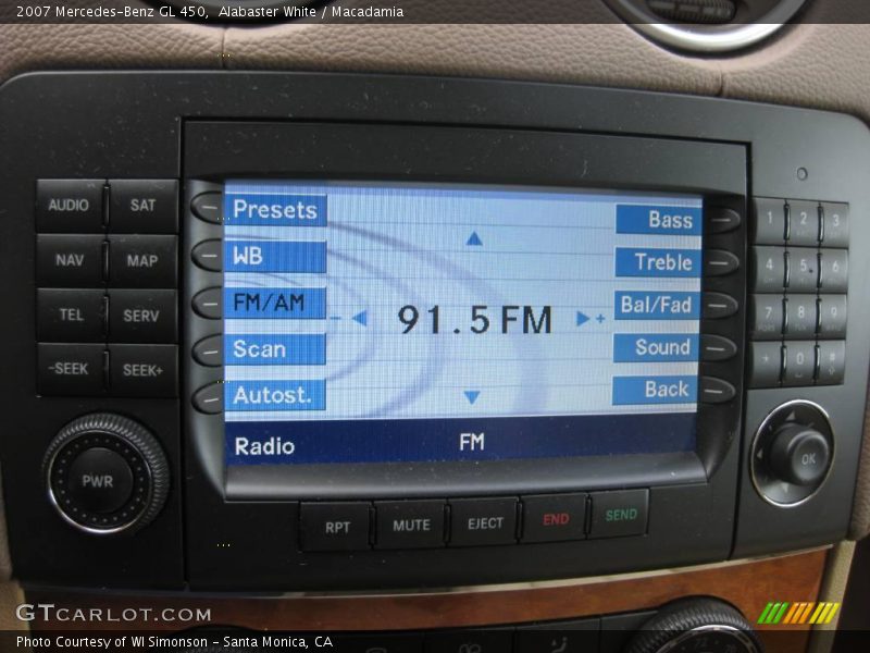 Alabaster White / Macadamia 2007 Mercedes-Benz GL 450