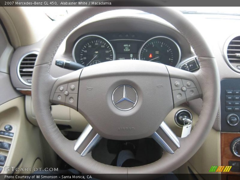 Alabaster White / Macadamia 2007 Mercedes-Benz GL 450