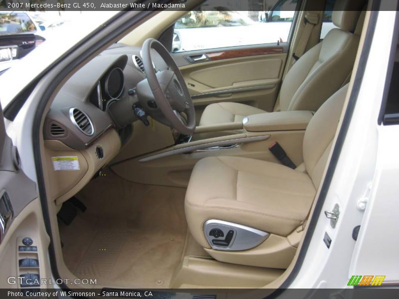 Alabaster White / Macadamia 2007 Mercedes-Benz GL 450