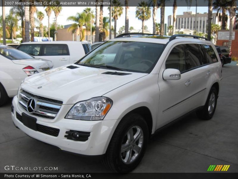 Alabaster White / Macadamia 2007 Mercedes-Benz GL 450