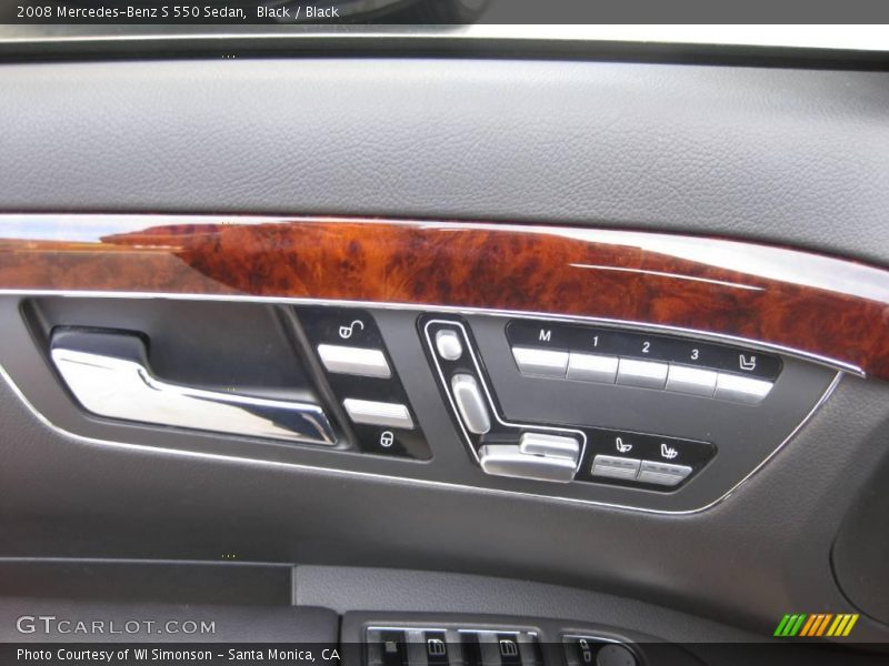 Black / Black 2008 Mercedes-Benz S 550 Sedan