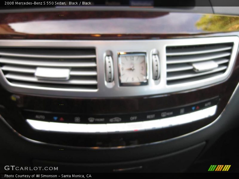 Black / Black 2008 Mercedes-Benz S 550 Sedan