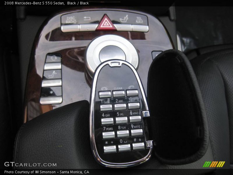 Black / Black 2008 Mercedes-Benz S 550 Sedan
