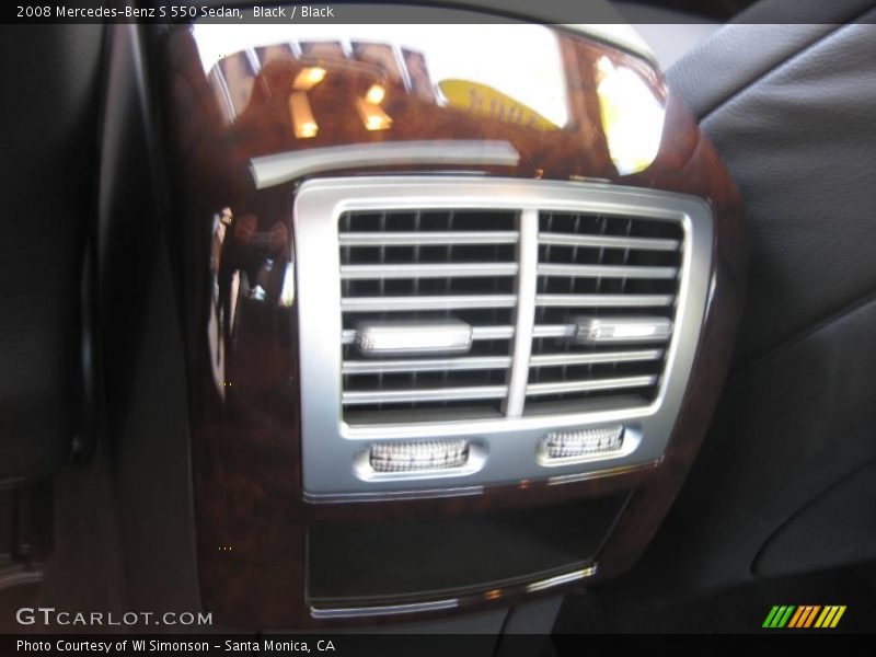 Black / Black 2008 Mercedes-Benz S 550 Sedan
