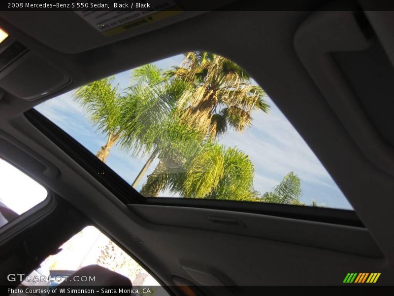 Black / Black 2008 Mercedes-Benz S 550 Sedan