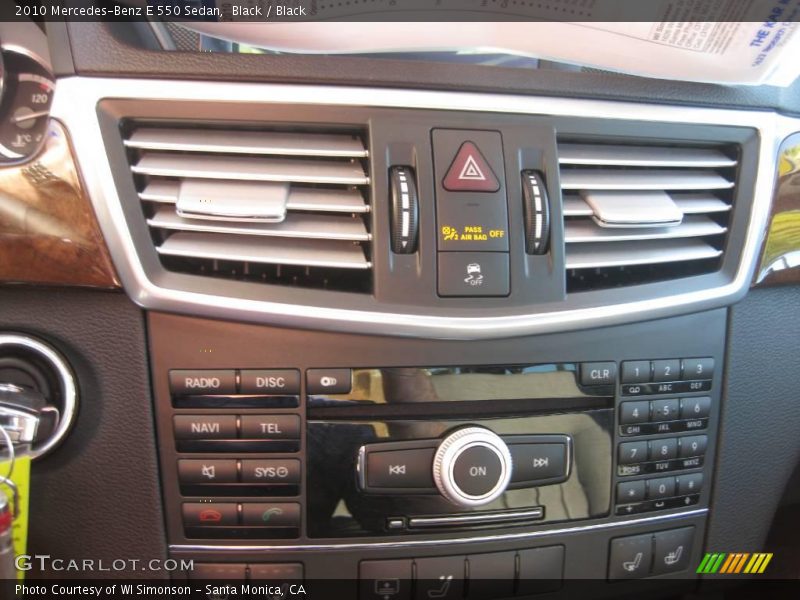 Black / Black 2010 Mercedes-Benz E 550 Sedan