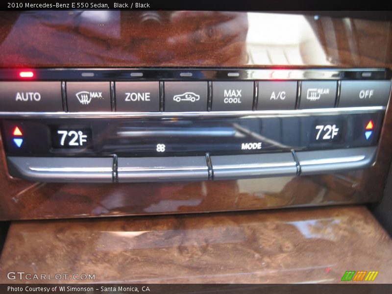 Black / Black 2010 Mercedes-Benz E 550 Sedan