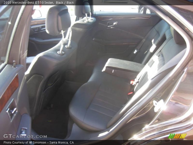 Black / Black 2010 Mercedes-Benz E 550 Sedan