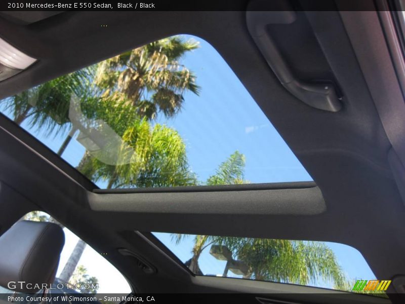 Black / Black 2010 Mercedes-Benz E 550 Sedan