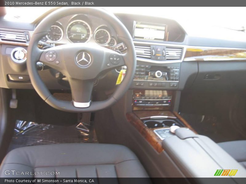 Black / Black 2010 Mercedes-Benz E 550 Sedan