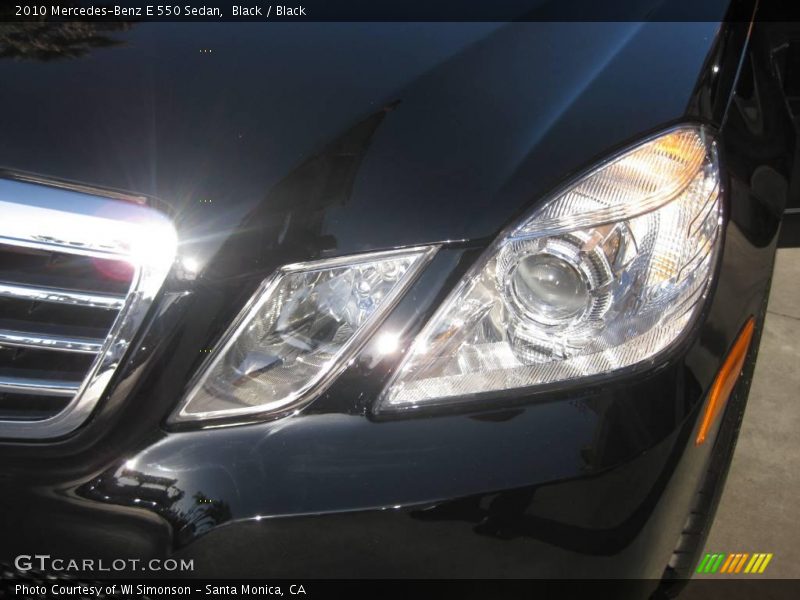 Black / Black 2010 Mercedes-Benz E 550 Sedan