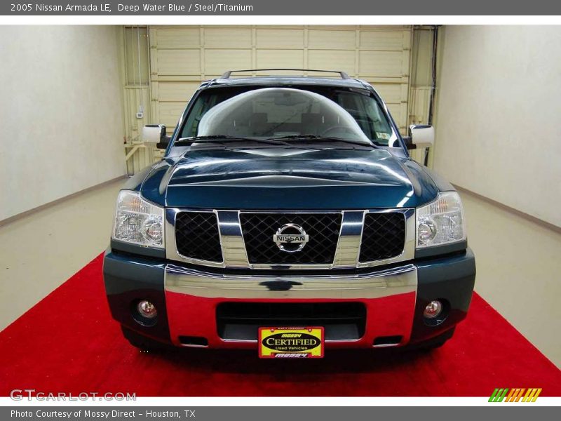 Deep Water Blue / Steel/Titanium 2005 Nissan Armada LE