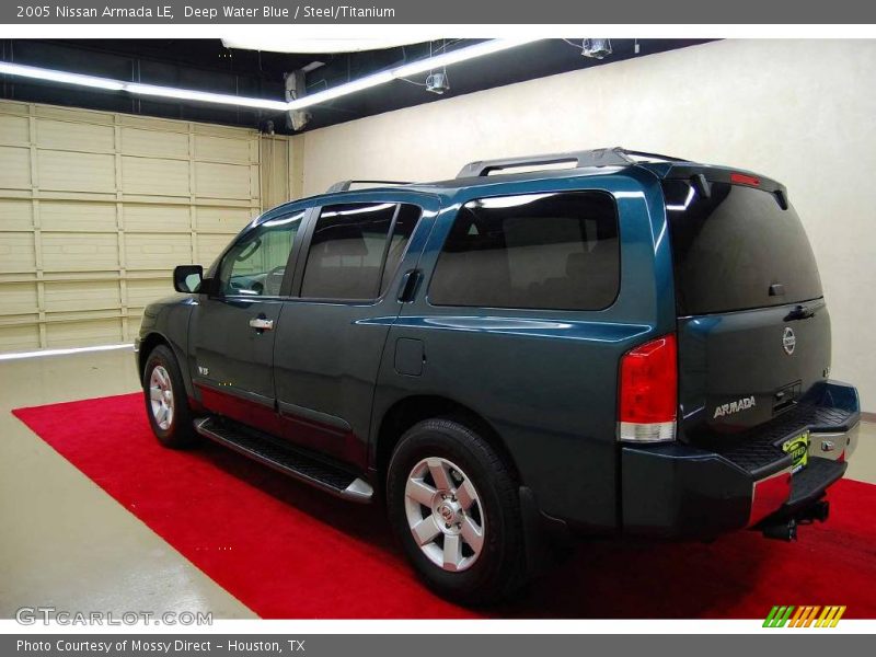 Deep Water Blue / Steel/Titanium 2005 Nissan Armada LE