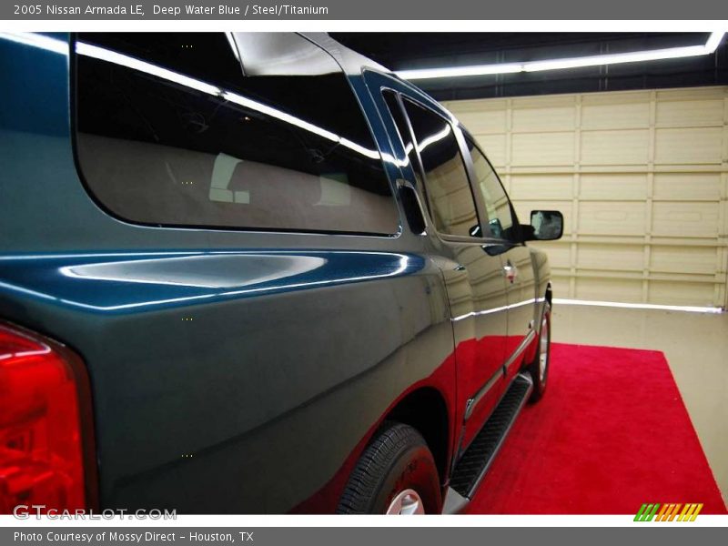Deep Water Blue / Steel/Titanium 2005 Nissan Armada LE