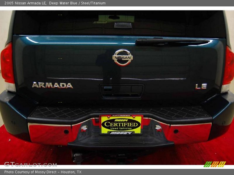 Deep Water Blue / Steel/Titanium 2005 Nissan Armada LE
