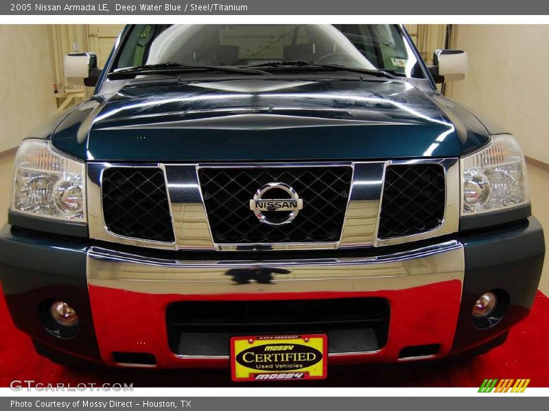 Deep Water Blue / Steel/Titanium 2005 Nissan Armada LE