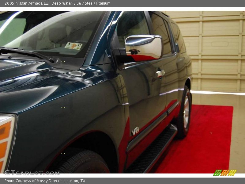 Deep Water Blue / Steel/Titanium 2005 Nissan Armada LE