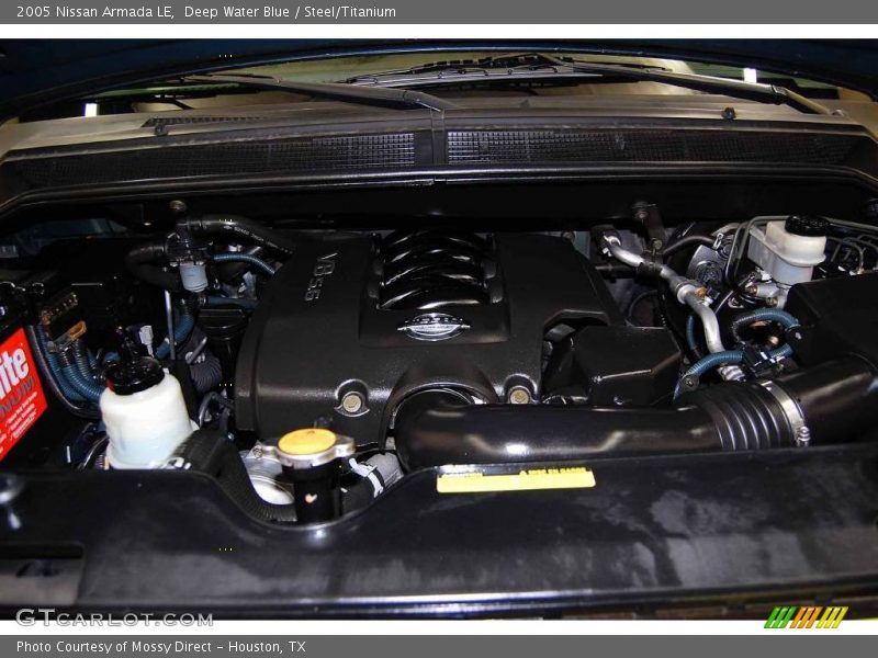 Deep Water Blue / Steel/Titanium 2005 Nissan Armada LE