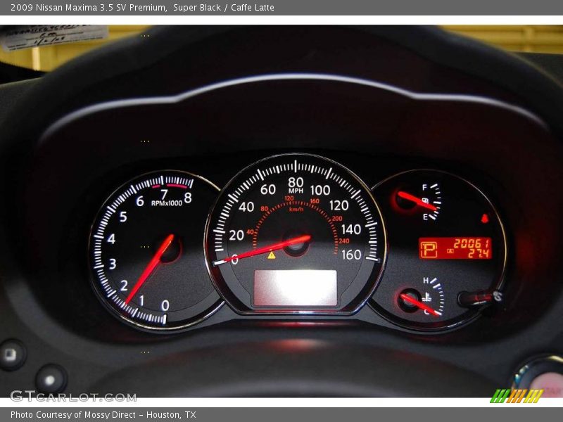 Super Black / Caffe Latte 2009 Nissan Maxima 3.5 SV Premium