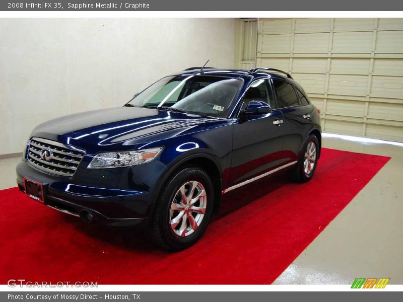 Sapphire Metallic / Graphite 2008 Infiniti FX 35