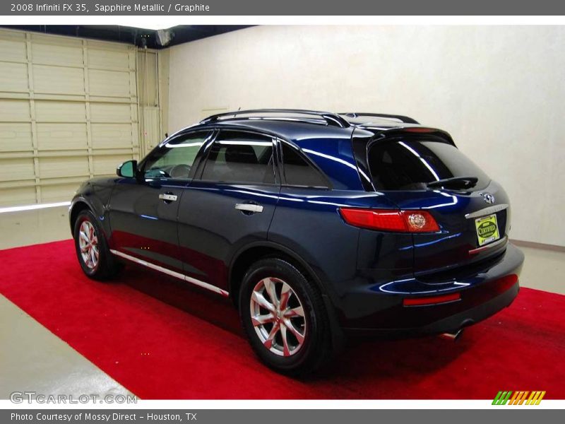 Sapphire Metallic / Graphite 2008 Infiniti FX 35