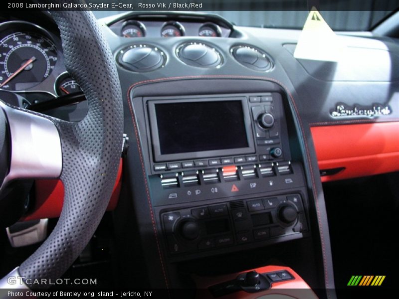 Rosso Vik / Black/Red 2008 Lamborghini Gallardo Spyder E-Gear