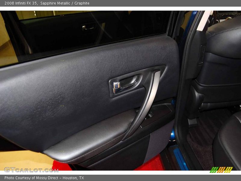 Sapphire Metallic / Graphite 2008 Infiniti FX 35
