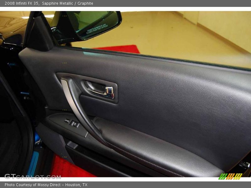 Sapphire Metallic / Graphite 2008 Infiniti FX 35